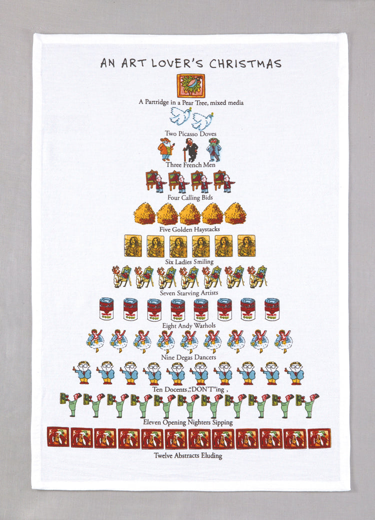 Christmas Yeti Holiday Tea Towel – Allport Editions