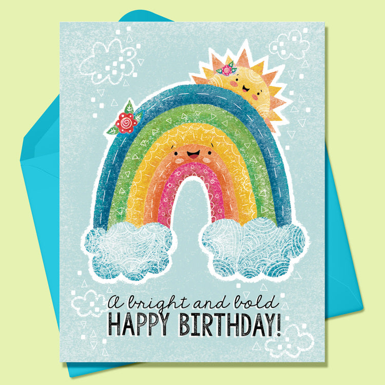 Bold & Bright Happy Birthday Postcards