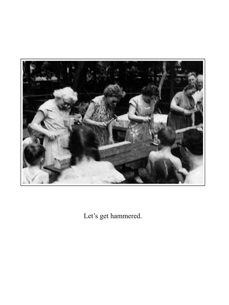 Hammered Humor Card Allport Editions 9497