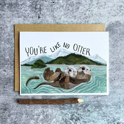 Like No Otter Friendship Card