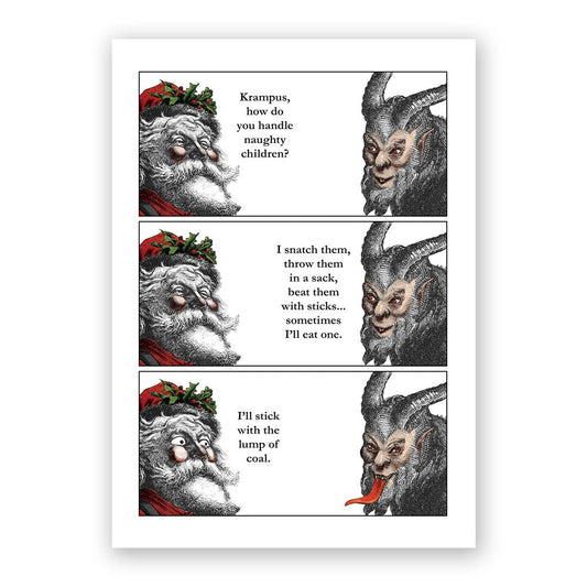 Krampus Holiday Card