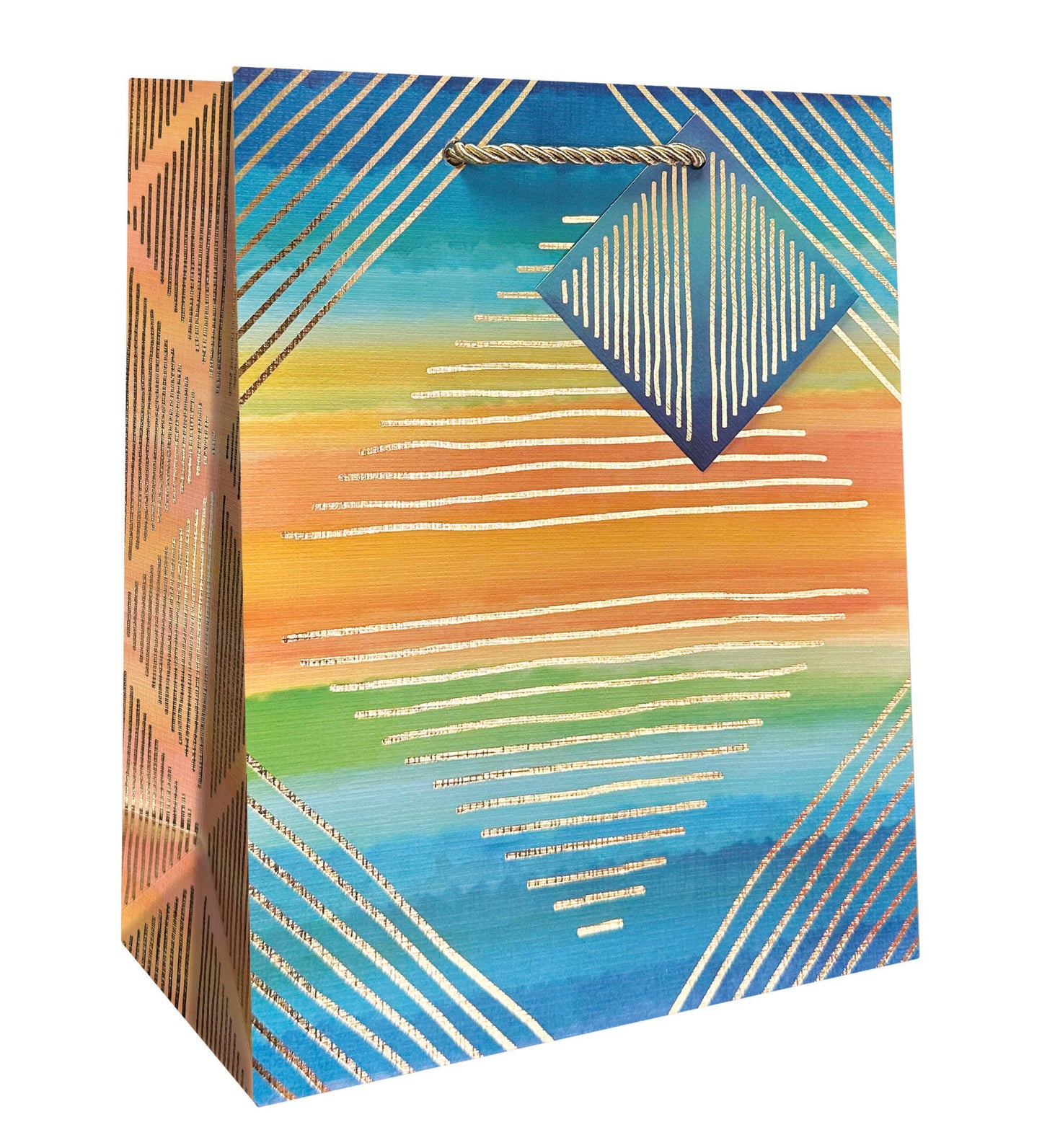 Modern Ombre Medium Gift Bag