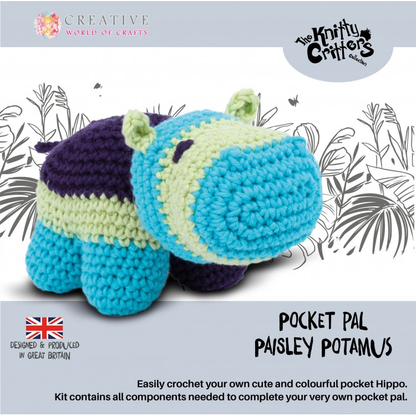 Paisley the Potamas Knitty Critters Crochet Kit