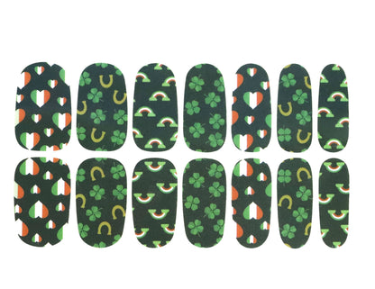 Clovers & Horseshoes St. Paddy's Day Nail Wraps