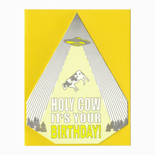 Holy Cow! Birthday Card