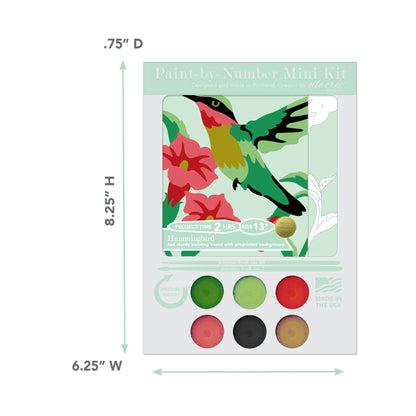 Hummingbird Small Paint-by-Number Kit