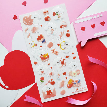 Puppy Love Sticker Sheet