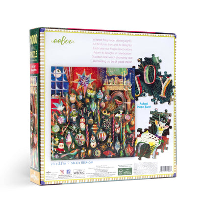 Holiday Ornaments Puzzle - 1000pc