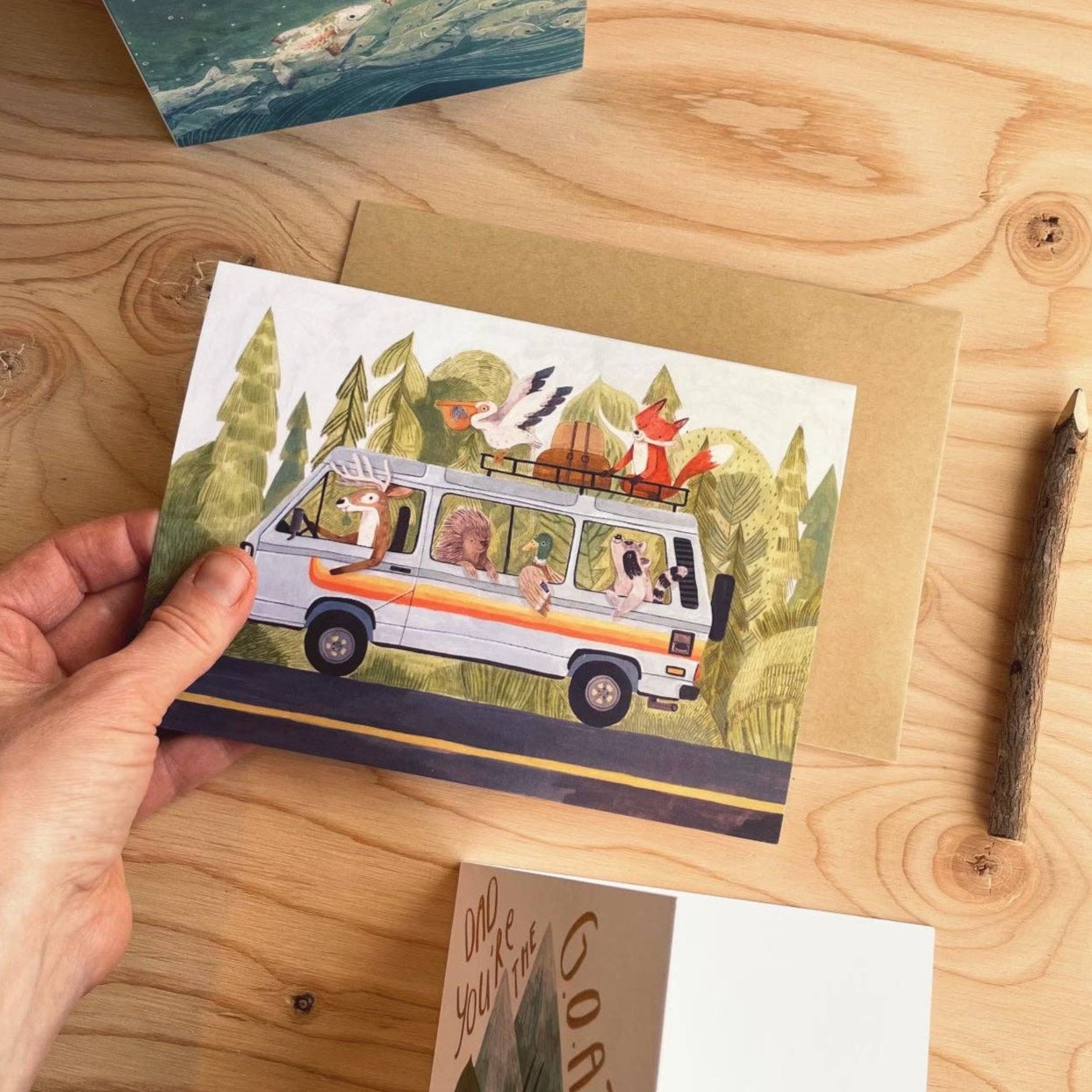 Van Life Blank Card