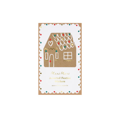 Gingerbread House Sticker Box