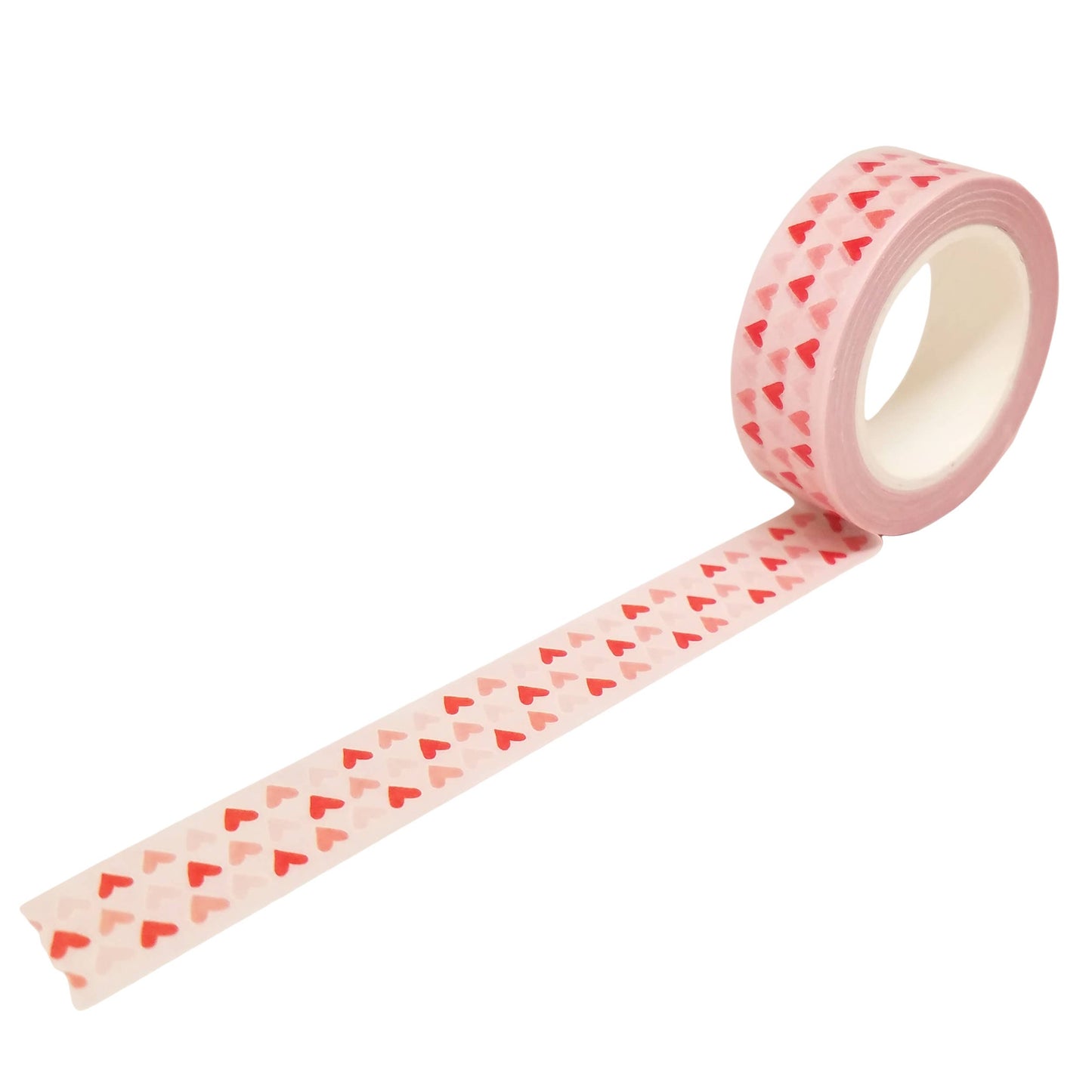 Pink Watercolor Heart Washi Tape