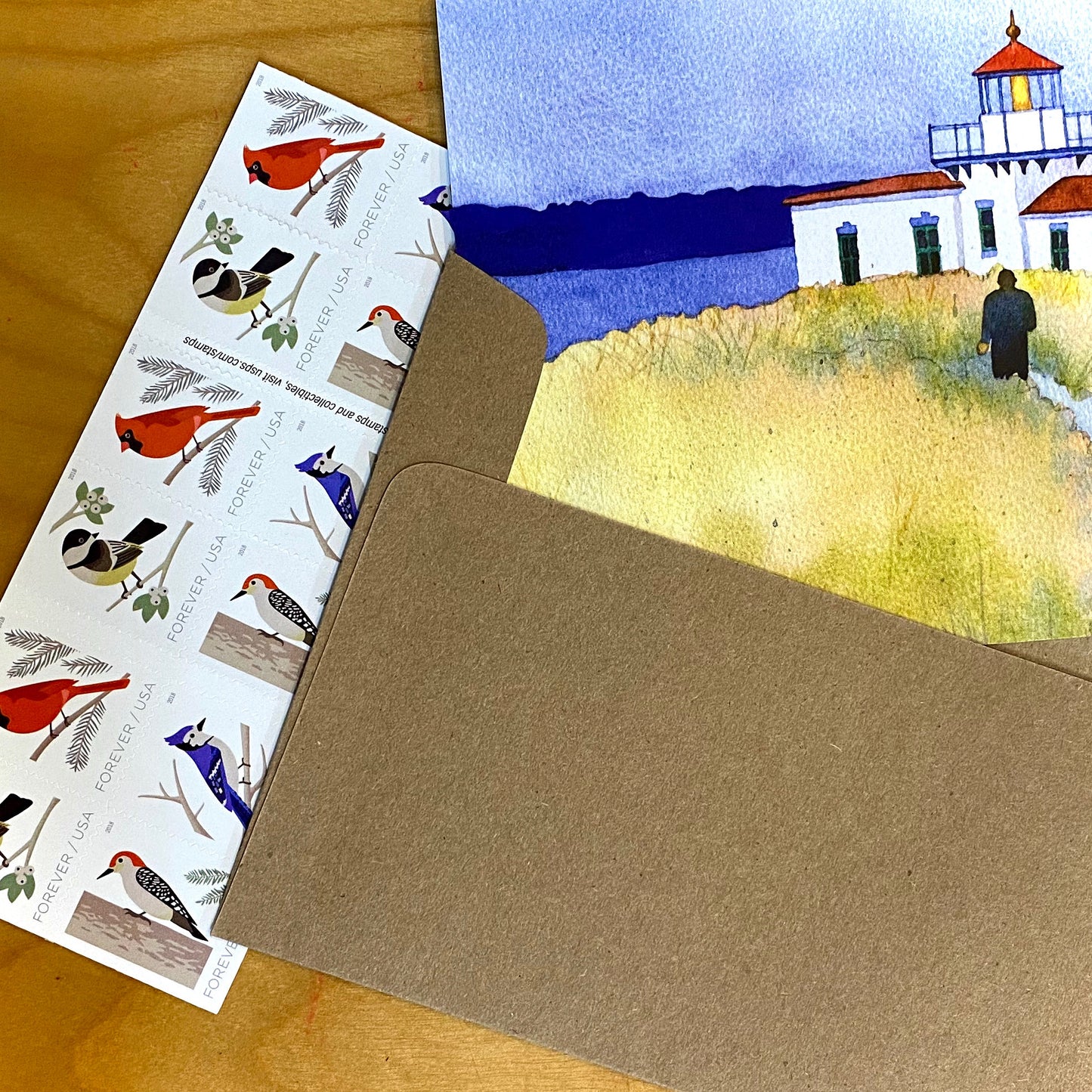 Lighthouse Path Card