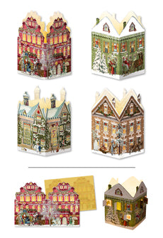 Mini Houses Advent Calendar Lanterns: Green House