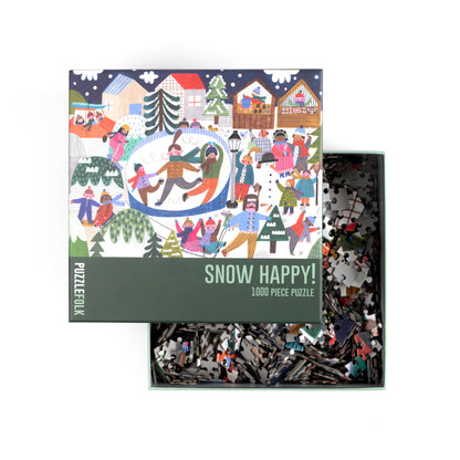 Snow Happy Holiday Puzzle - 1000pc