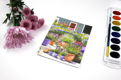 Pots of Lavender Card