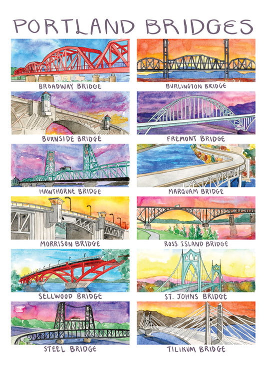 Tiny: PDX Bridges Blank Cards