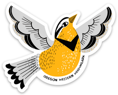 Oregon State Meadowlark Vinyl Sticker