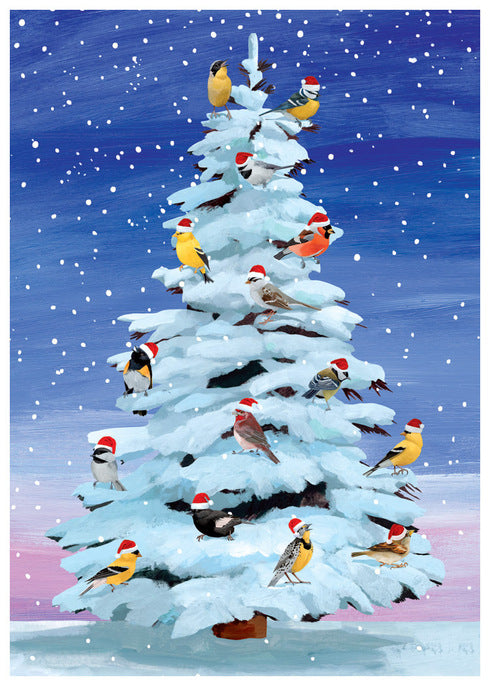 Birdies Tree Holiday Cards