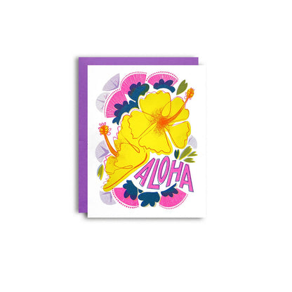 Aloha Hawai'i Blank Card