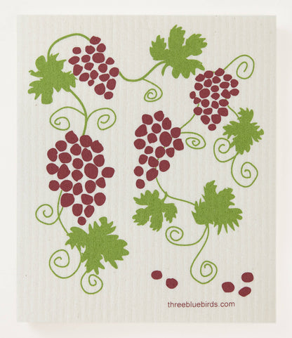 Grapevine Swedish Dishcloth