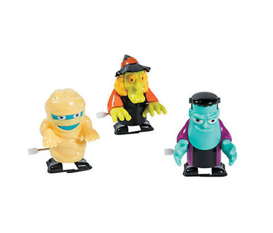 Halloween Characters Wind-Up Toys, Set of 3