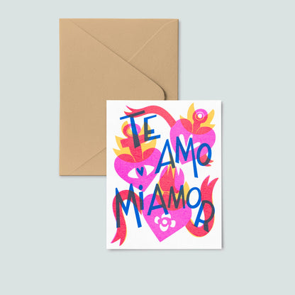 Te Amo Mi Amor Blank Card