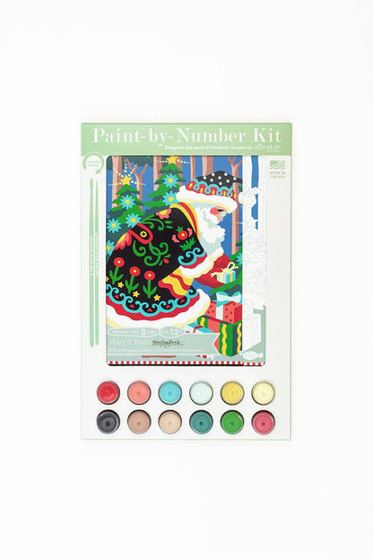 Folk Santa Mary Engelbreit Large Paint-by-Number Kit