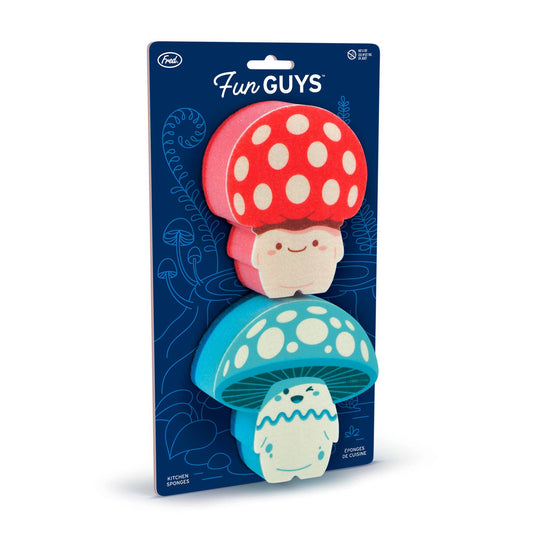 Fun Guys Mushroom Kitchen Sponge Set of 2