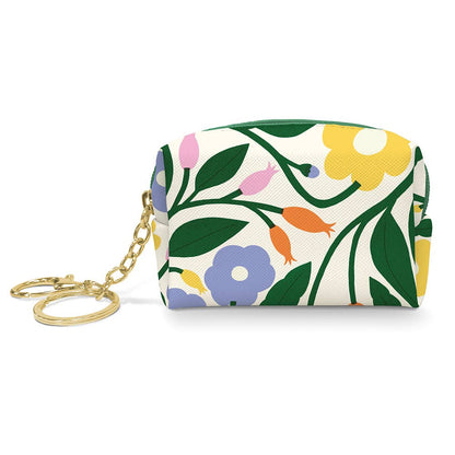 Floral Bliss Key Chain Pouch