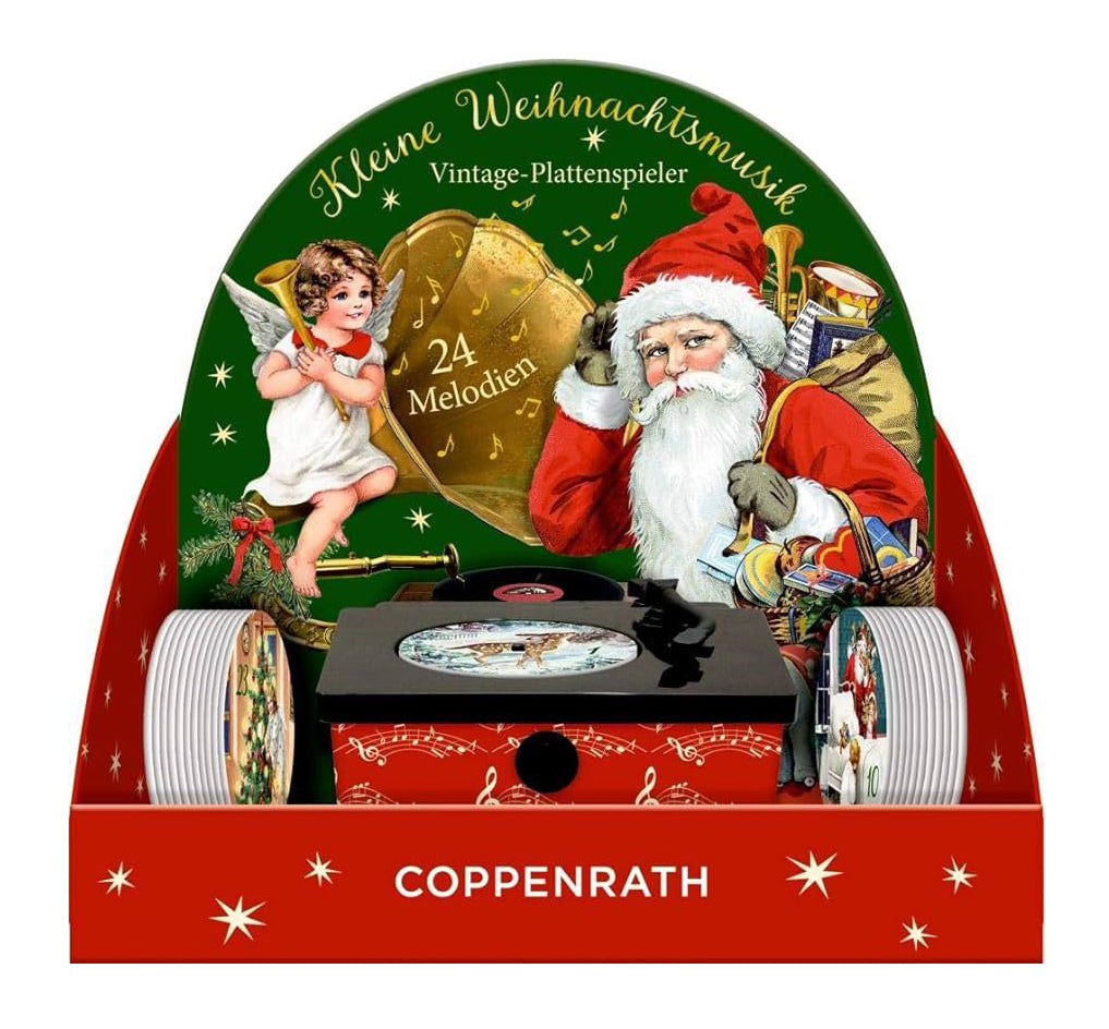 MiniGramophone Vintage Musical Christmas Advent Calendar Allport