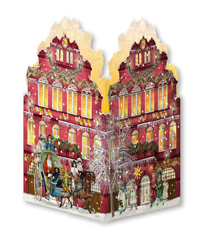 Mini Houses Advent Calendar Lanterns: Red House