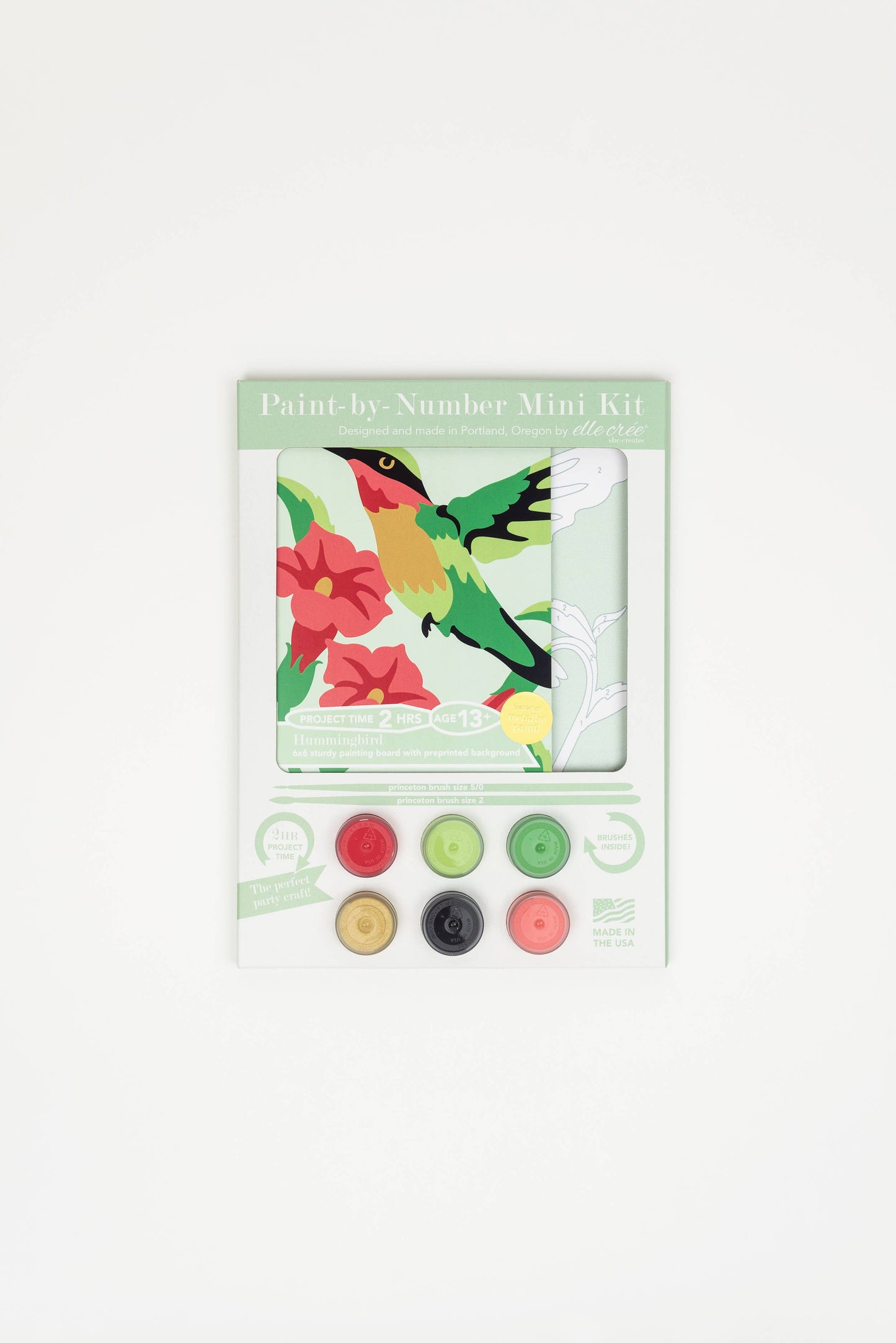 Hummingbird Small Paint-by-Number Kit