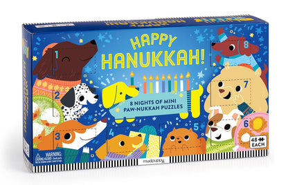 Happy Hanukkah! Countdown Puzzle Set