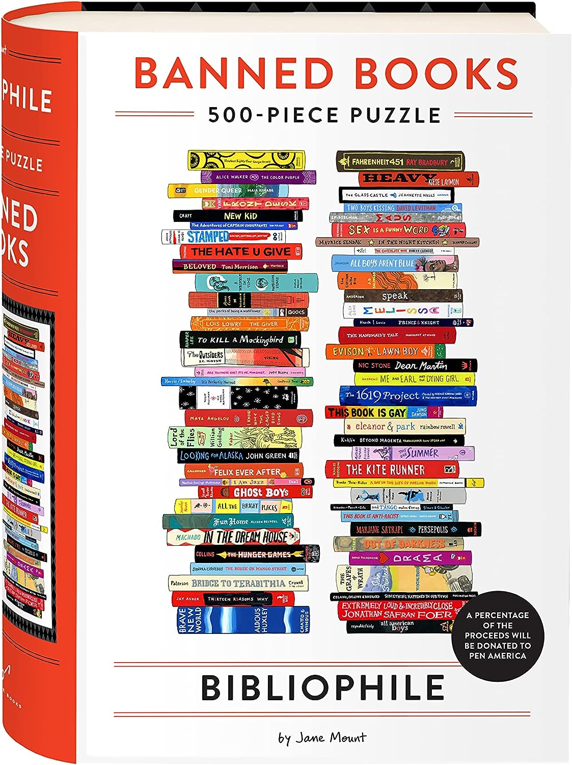 Bibliophile Banned Books 500pc Puzzle