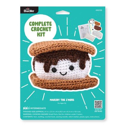 Marshy the S'More Amigurumi Crochet Kit