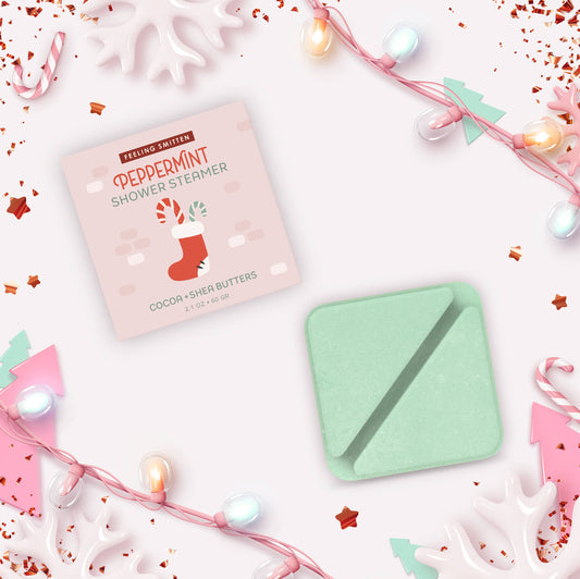 Peppermint Holiday Shower Steamer