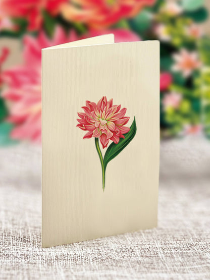 Mini Dear Dahlia Pop-up Bouquet Greeting Card