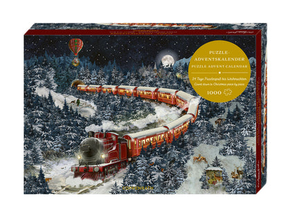 Magical Winter Express Advent Calendar Jigsaw Puzzle