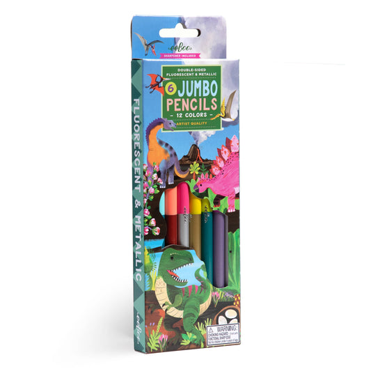 Dinosaur Jumbo Double-Sided Special Pencils