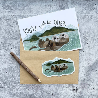 Like No Otter Friendship Card