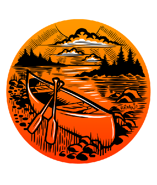 Wilderness Canoe Jumbo Decal