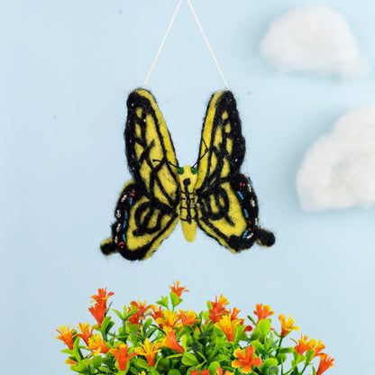 Felted Butterfly Ornament