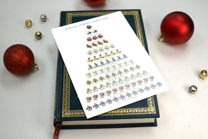 Book Lover's Christmas 12-Days Holiday Card