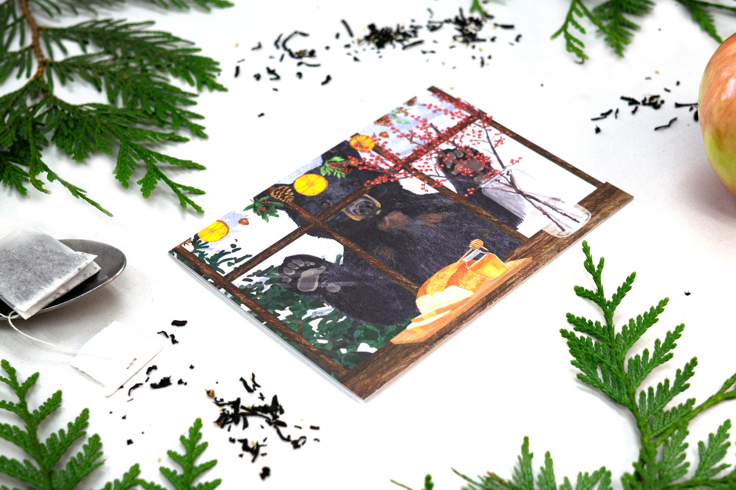 Hearth Black Bear Holiday Card