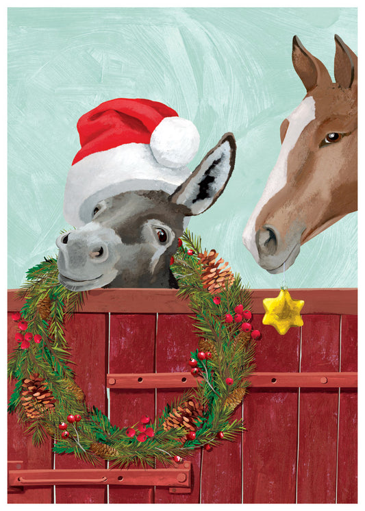 Donkey & Horse Boxed Holiday Cards