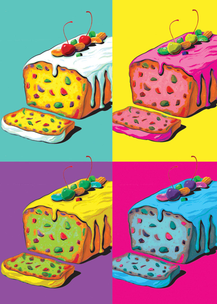 Warhol Fruitcake Holiday Cards