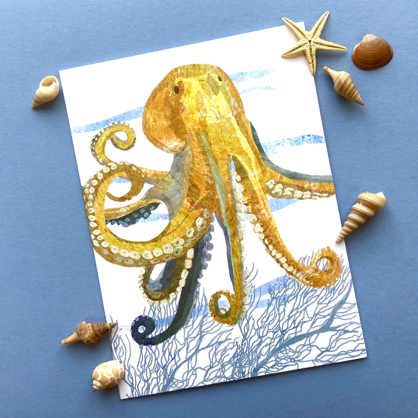 Octopus Birthday Card