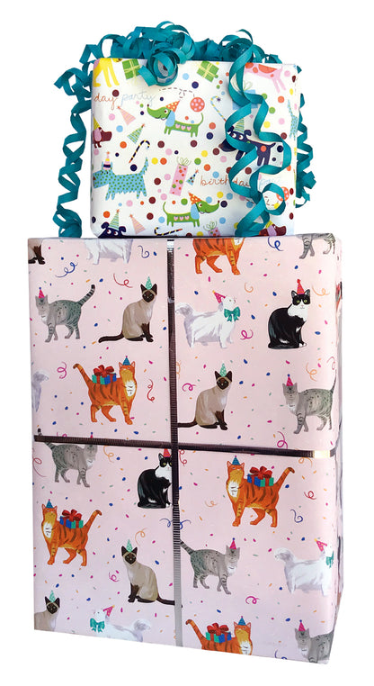 Festive Felines Gift Wrap, 2 Rolls