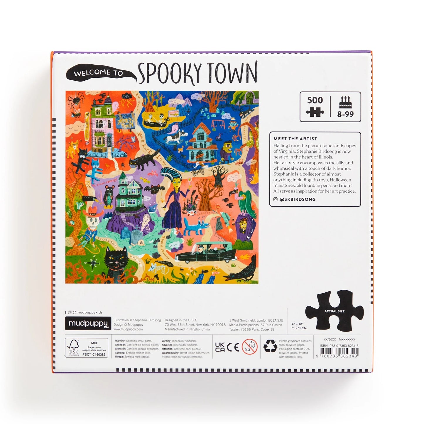 Welcome to Spooky Town Family Puzzle - 500pc