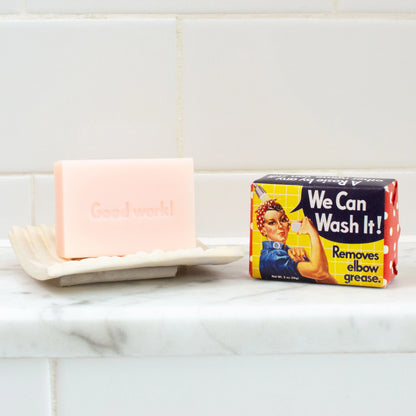 Rosie the Riveter Novelty Soap